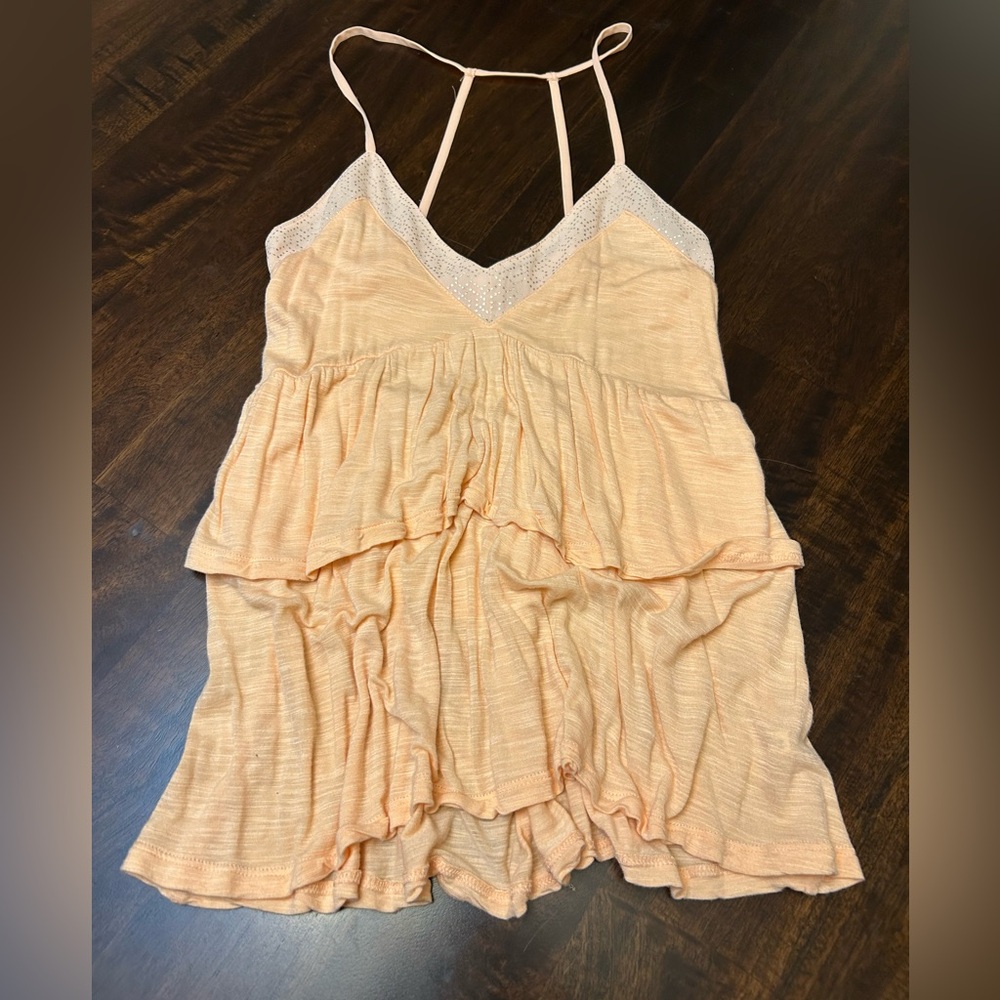 Peach Layered Women's Top